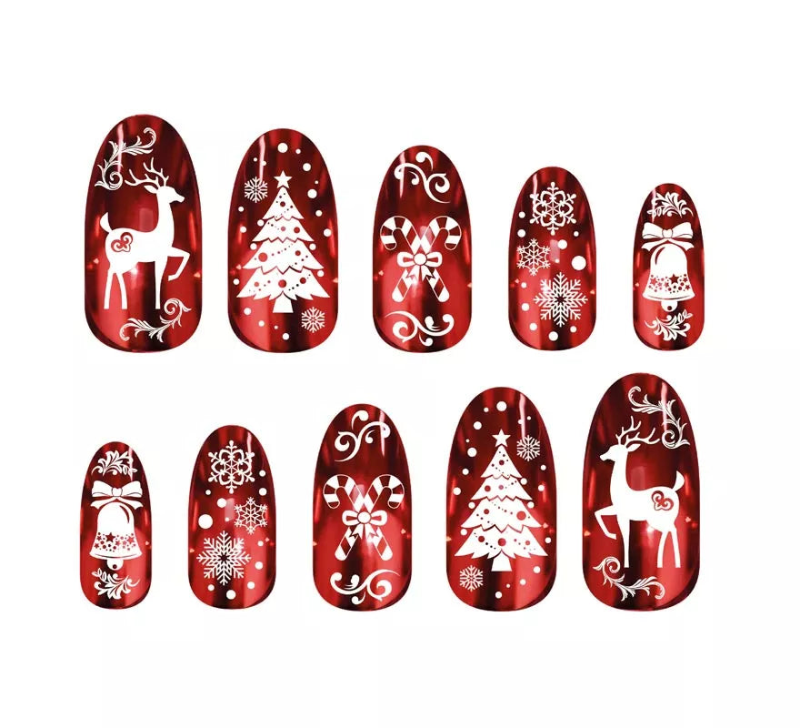 Translation missing: es.Pack de 12 Uñas rojas con glue