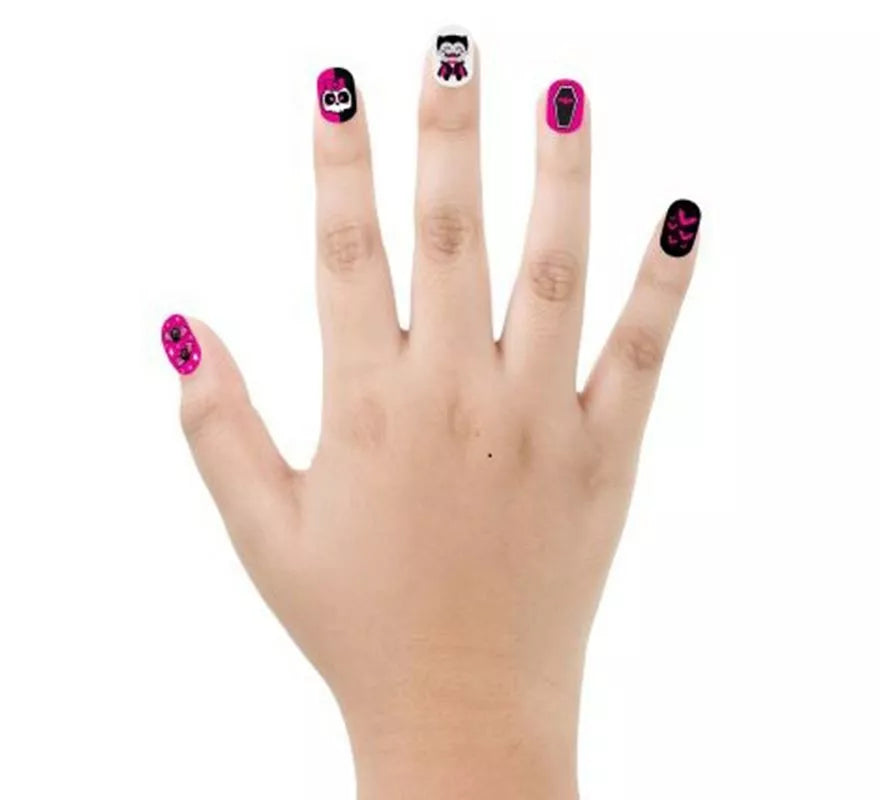 Translation missing: es.Pack de 12 Uñas Vampiro con Adhesivo Infantil