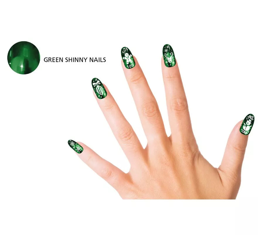 Translation missing: es.Pack de 12 Uñas verdes con glue