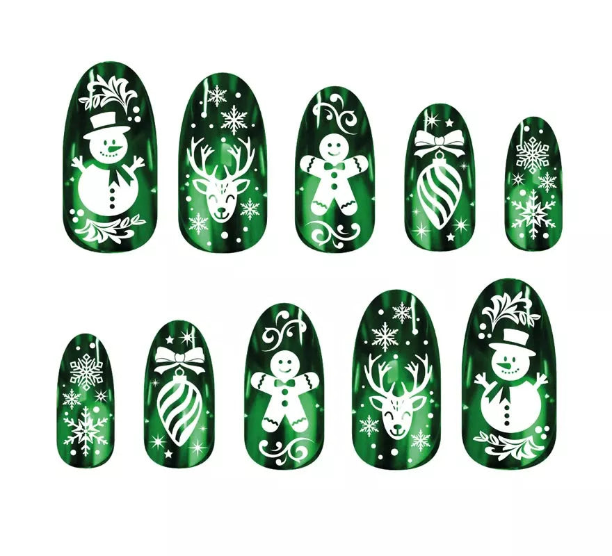 Translation missing: es.Pack de 12 Uñas verdes con glue