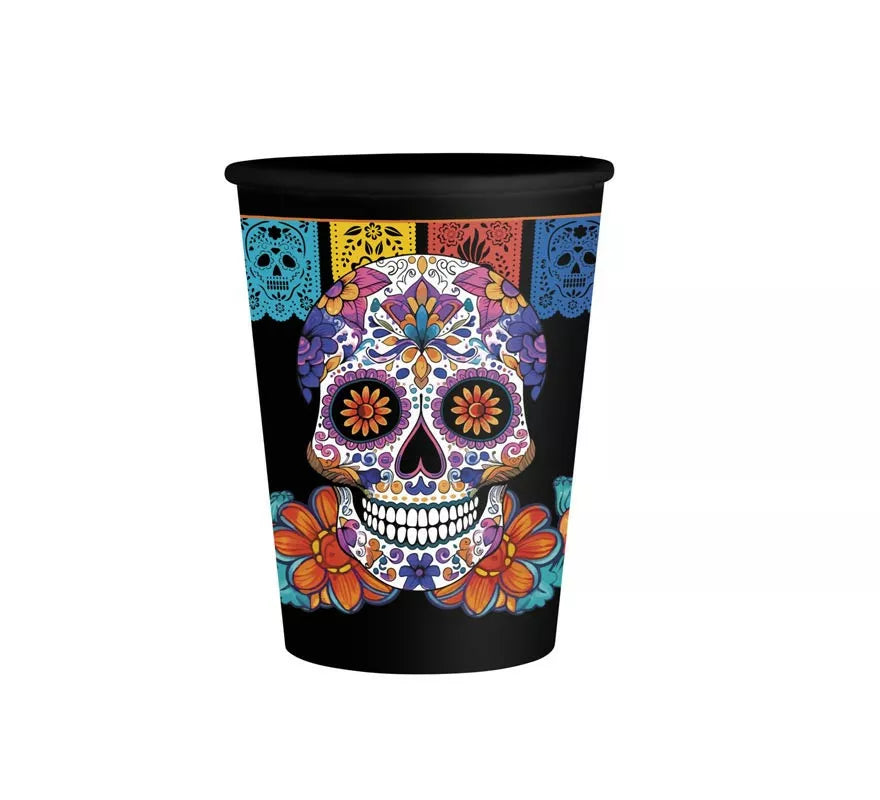 Translation missing: es.Pack de 12 Vasos Día de los Muertos de 9Oz/250 ml
