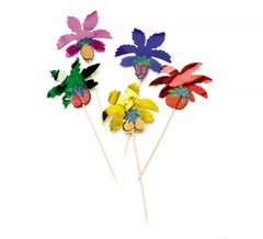Pack de 144 Palmeras Tropicales Frutas con pincho de 15 cm