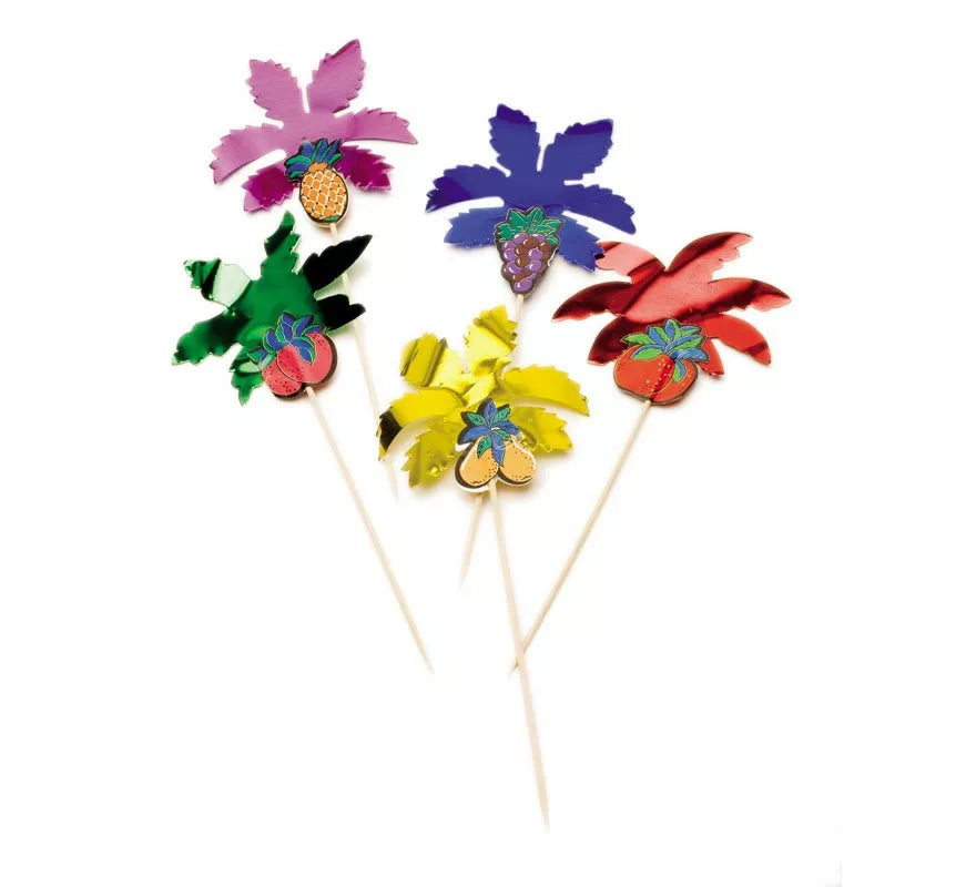 Translation missing: es.Pack de 144 Palmeras Tropicales Frutas con pincho de 15 cm