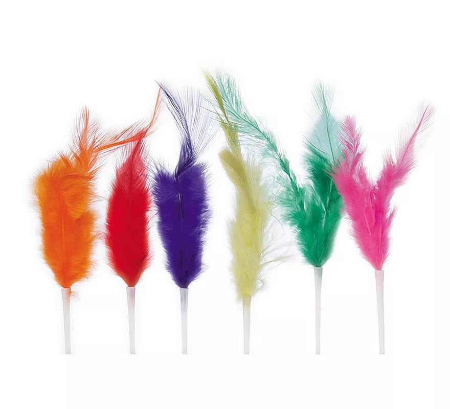 Translation missing: es.Pack de 144 Plumas Dobles Cocktail de 80 mm