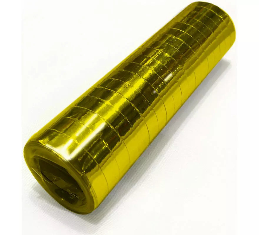 Translation missing: es.Pack de 18 Serpentinas Metalizadas color Oro de 4m