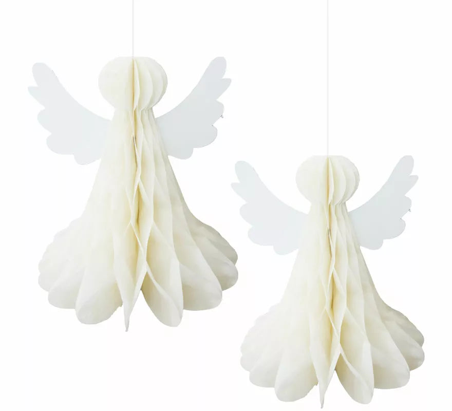 Translation missing: es.Pack de 2 Colgantes Panal de Ángel de 15 cm