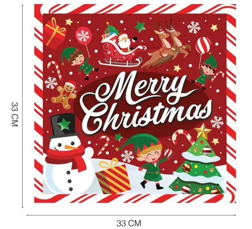 Translation missing: es.Pack de 20 Servilletas Merry Christmas de 33x33 cm