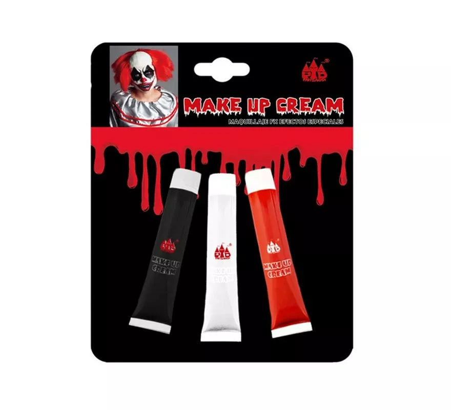 Translation missing: es.Pack de 3 Maquillajes Cream negro, blanco y rojo