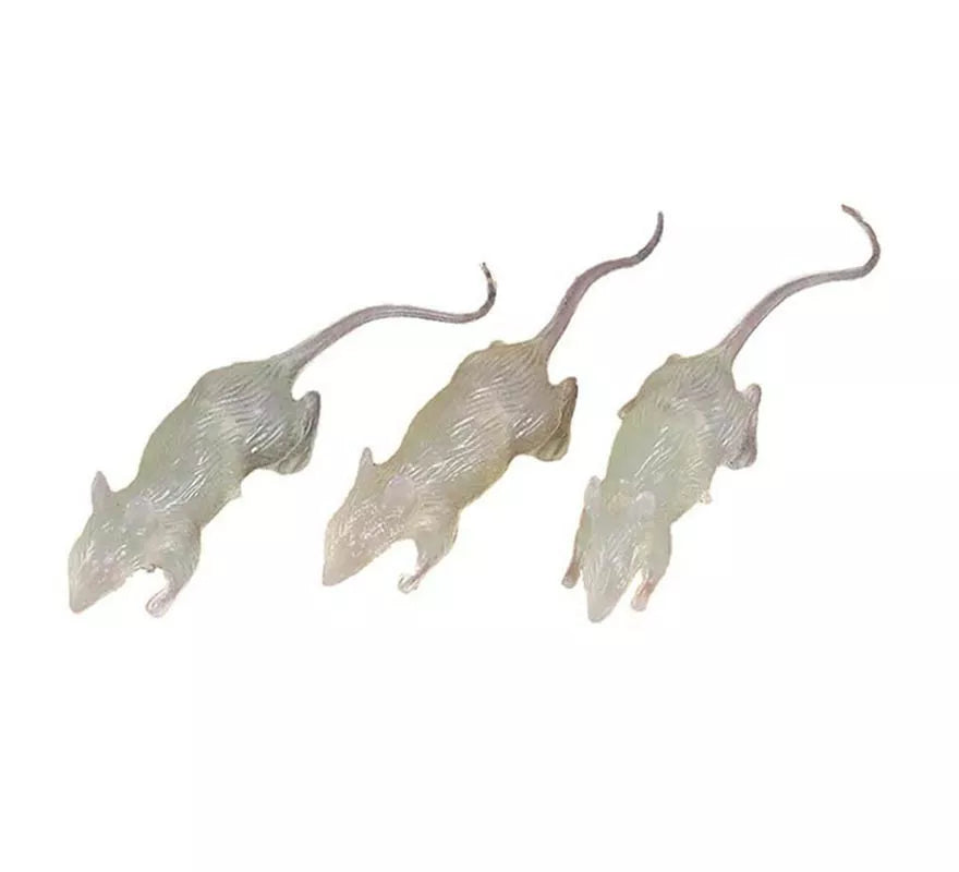 Translation missing: es.Pack de 3 Ratas Glow in the Dark de 7 cm