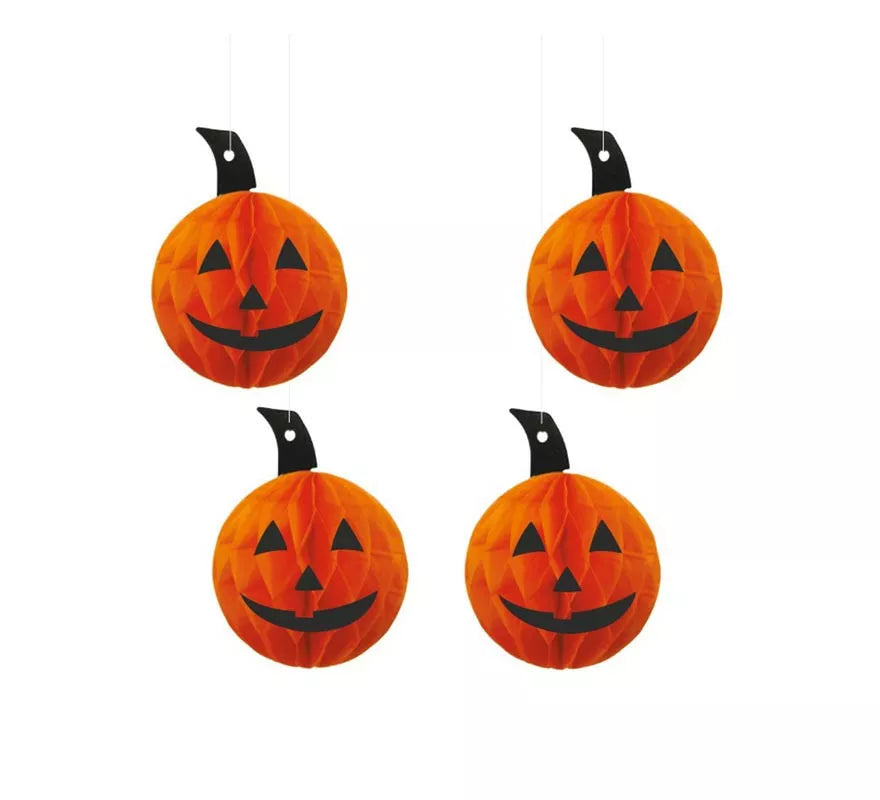 Translation missing: es.Pack de 4 Colgante de Calabaza de 10x12 cm