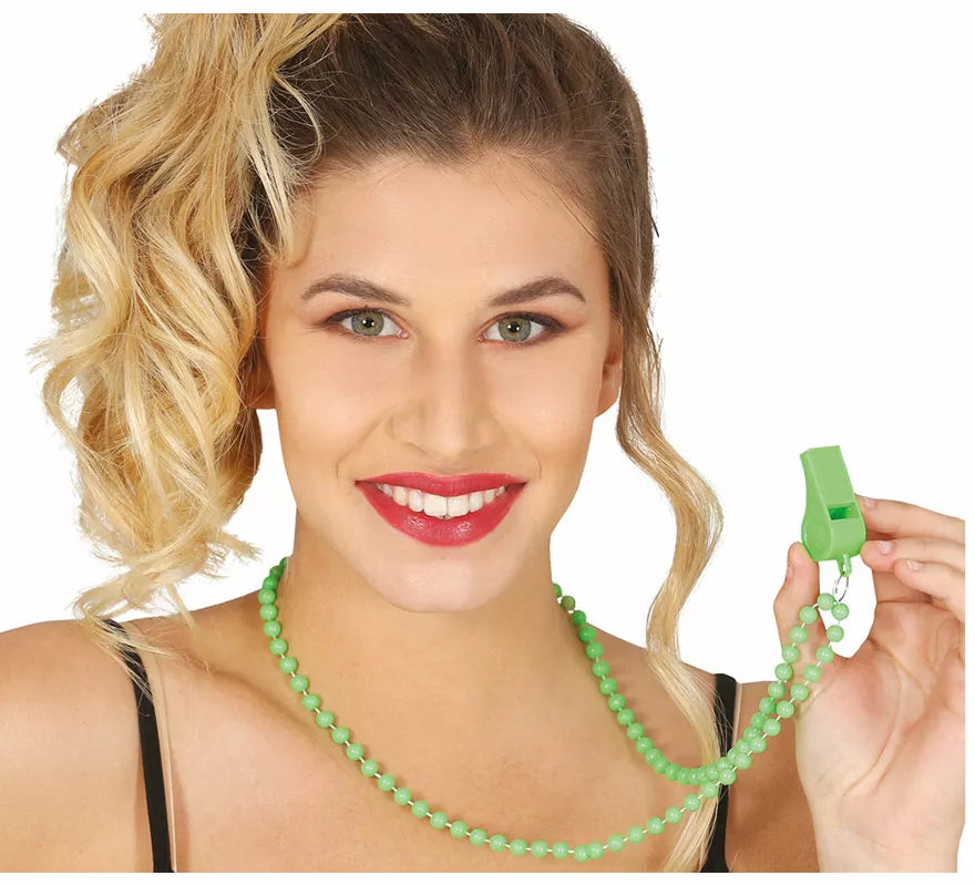 Translation missing: es.Pack de 4 Collares Neón con Silbato en colores surtidos