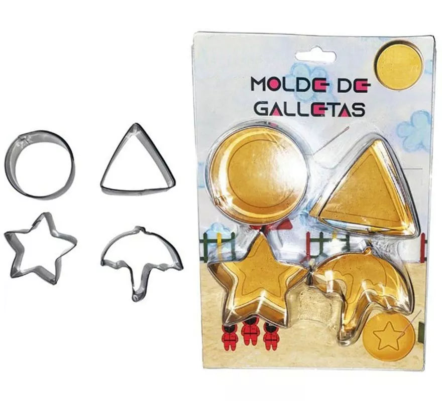 Translation missing: es.Pack de 4 Moldes para Galletas de El Juego