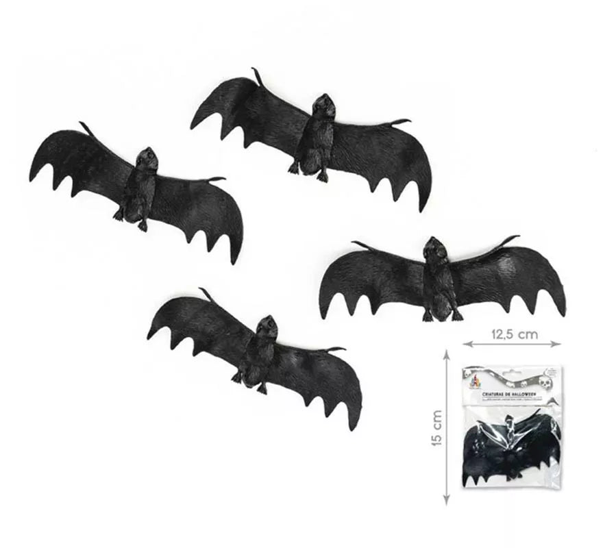Translation missing: es.Pack de 4 Murciélagos negros alas extendidas
