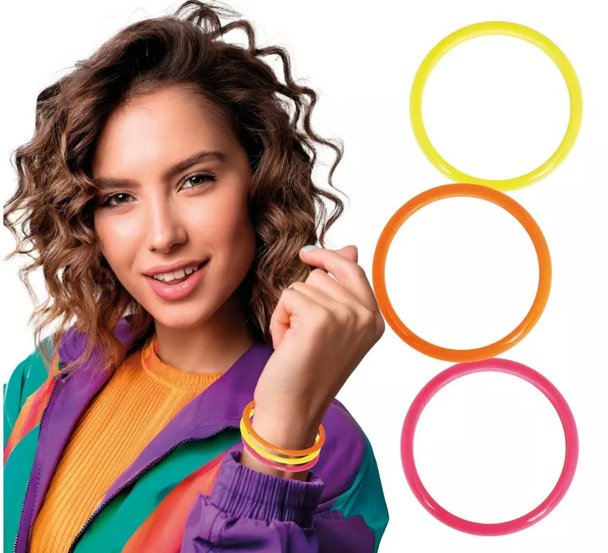 Translation missing: es.Pack de 4 Pulseras de 7,5 cm en colores surtidos