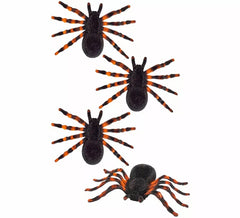 Pack de 4 Tarántulas de 7 cm