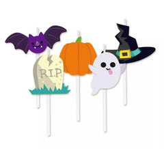 Pack de 5 Velas Figuras Halloween