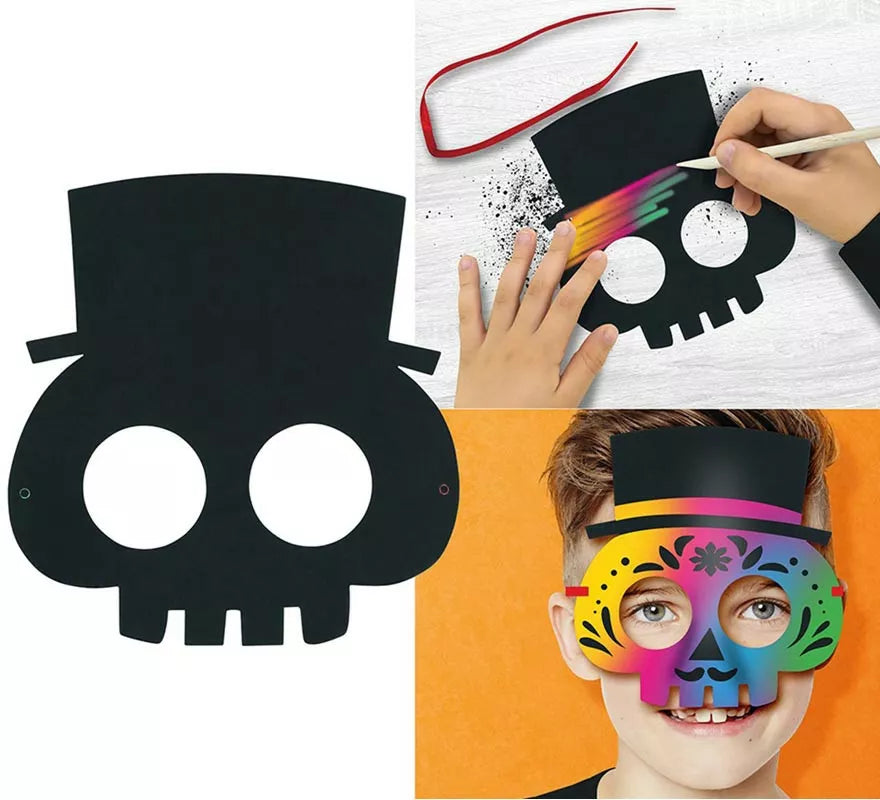 Translation missing: es.Pack de 6 Antifaces para Colorear 20 cm