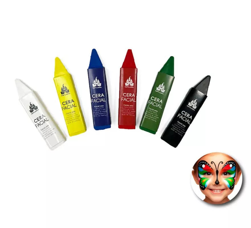 Pack de 6 Ceras Faciales Planas Fx