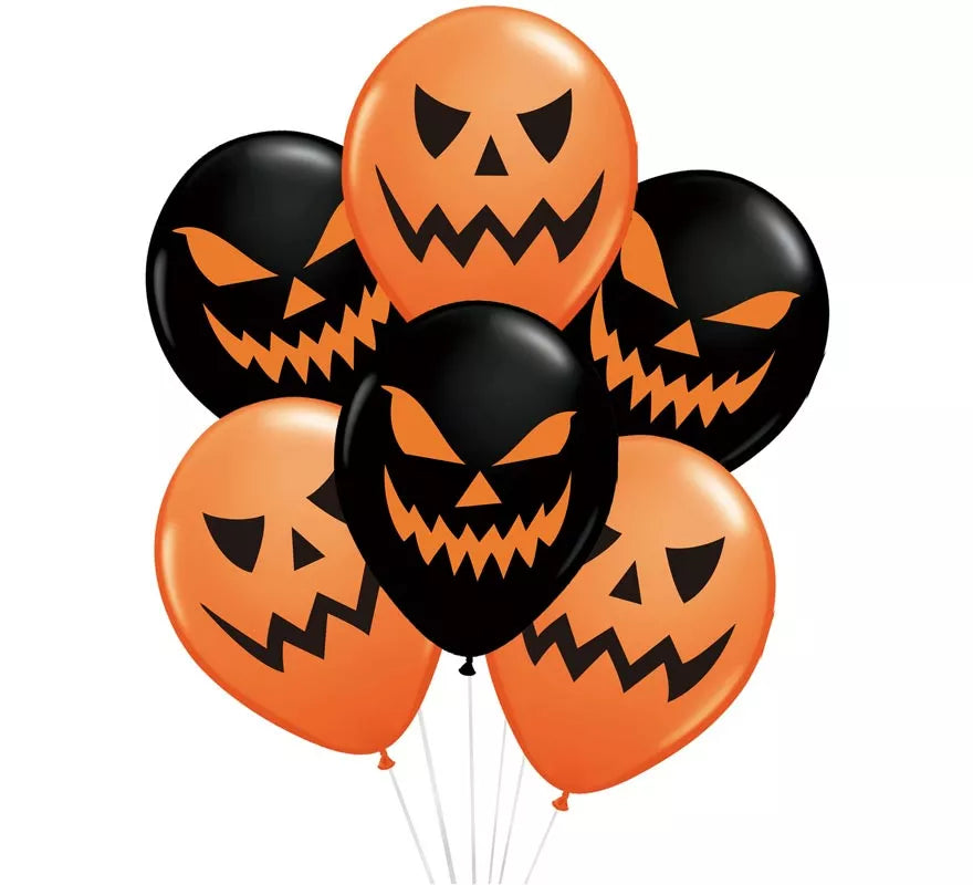 Translation missing: es.Pack de 6 Globos Calabaza Surtidos