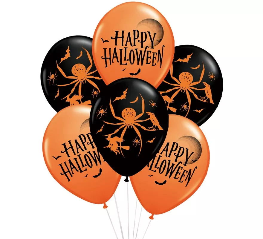 Translation missing: es.Pack de 6 Globos Halloween Surtidos