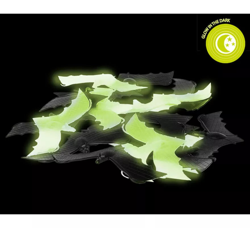 Translation missing: es.Pack de 6 Murciélagos Fluorescentes 12 cm
