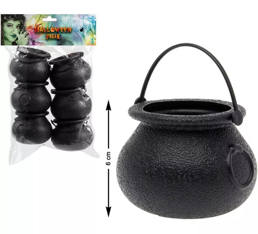 Translation missing: es.Pack de 6 Ollas de Brujas de 6 cm