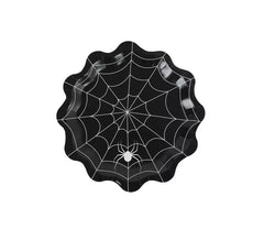 Pack de 6 Platos Telaraña de papel de 30x30 cm
