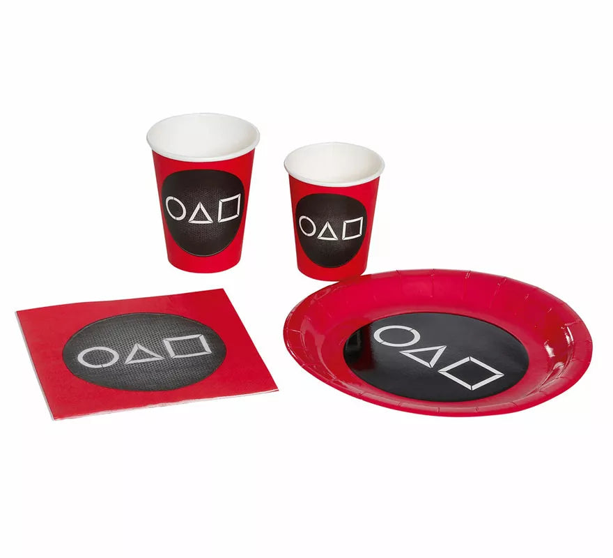 Pack de 6 Platos The Gamer de 23 cm