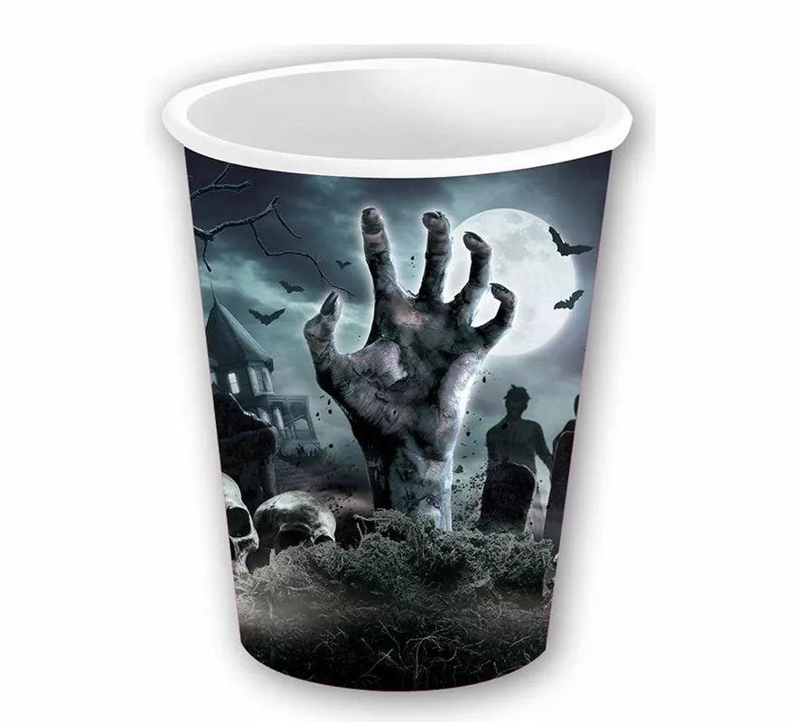 Translation missing: es.Pack de 6 Vasos Cementerio de 240 ml (9 cm)