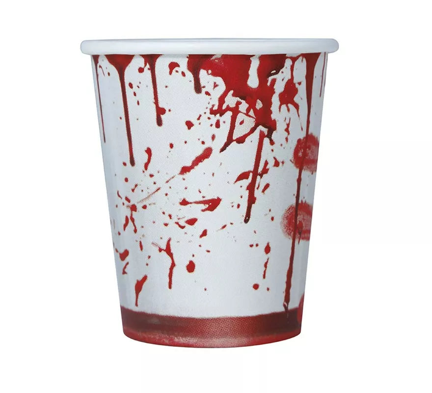 Translation missing: es.Pack de 6 Vasos con Sangre 10 cm