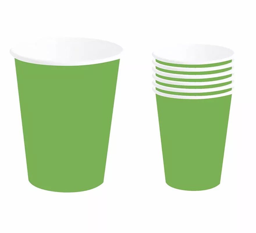 Translation missing: es.Pack de 6 Vasos Neón Verde de 240 ml (90 cm)
