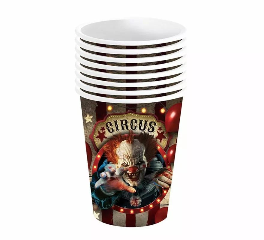 Translation missing: es.Pack de 6 Vasos Payaso de 240 ml (9 cm)