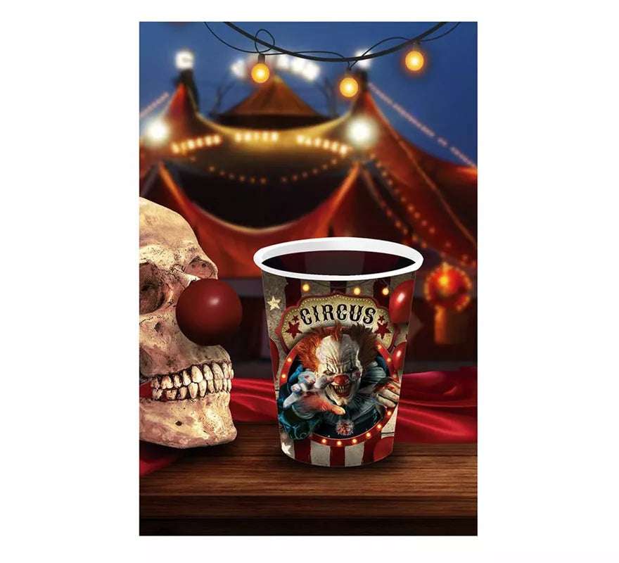 Translation missing: es.Pack de 6 Vasos Payaso de 240 ml (9 cm)