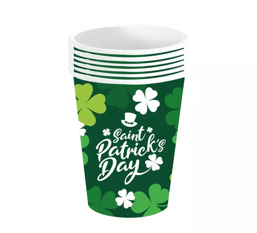 Translation missing: es.Pack de 6 Vasos San Patricio de 240 ml