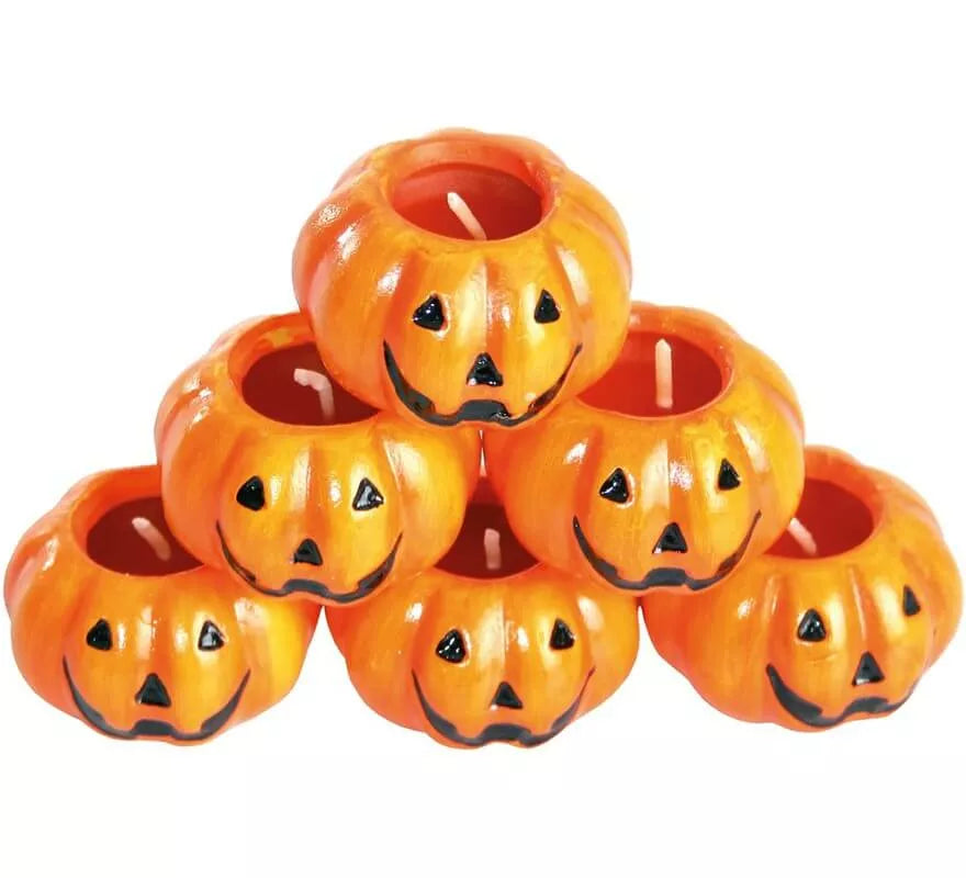 Translation missing: es.Pack de 6 Velas calabazas cerámica