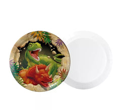 Pack de 8 Platos de Dinosaurio de 17,5 cm