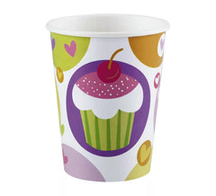 Pack de 8 Vasos de 266 ml. de Cupcake