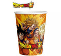 Pack de 8 Vasos de papel de Dragon Ball de 250 ml