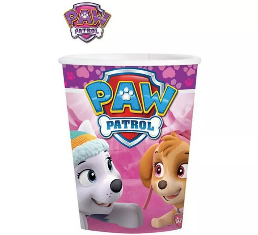 Translation missing: es.Pack de 8 Vasos de papel de La Patrulla Canina de 250 ml