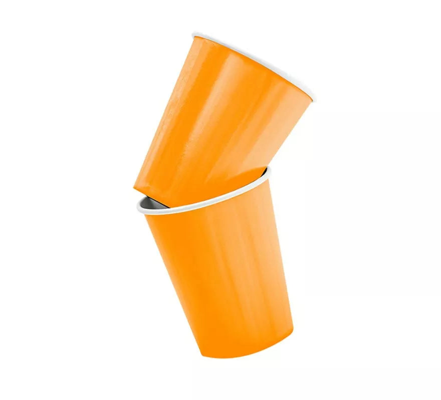 Translation missing: es.Pack de 8 Vasos naranja de 266 ml