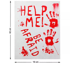 Pack de Adhesivas con Sangre para Halloween 42x19 cm