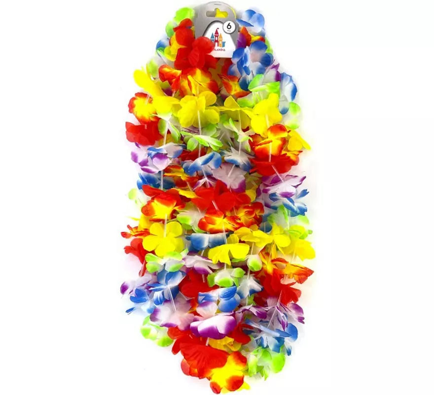 Translation missing: es.Pack de Collares Hawái Pequeños Colorín de 6 piezas