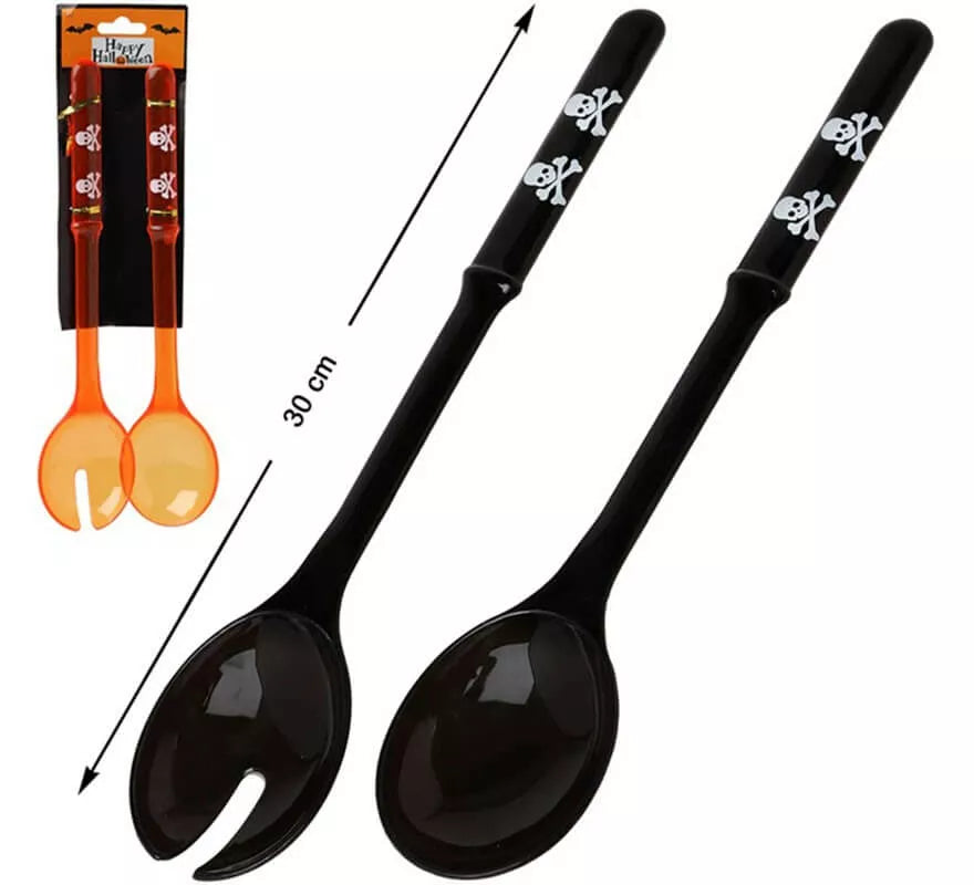 Translation missing: es.Pack de Cuchara y Tenedor en 2 modelos surtidos 30 cm