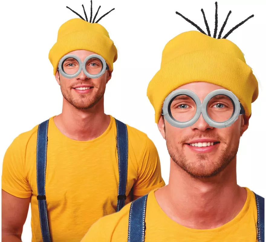 Translation missing: es.Pack de Gorro y Gafas de Ayudante de Villano para adultos