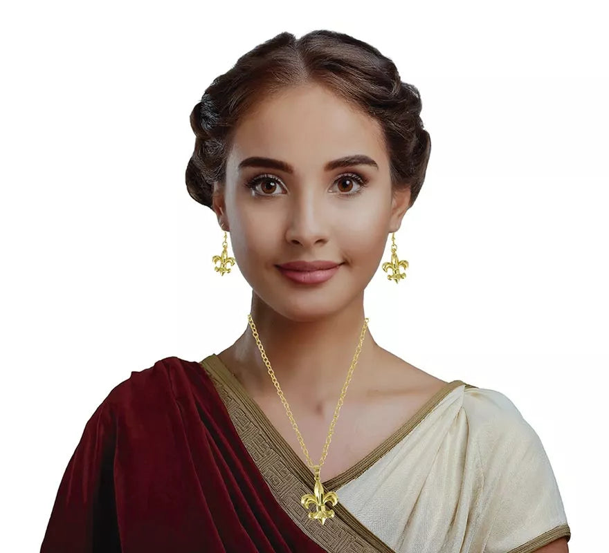 Translation missing: es.Pack de Joyas Romanas: Collar y Pendientes