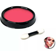 Pack de Maquillaje al agua fucsia con brocha