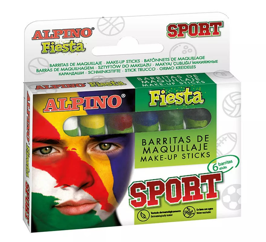 Translation missing: es.Pack de Maquillaje Sport 6 colores de 5 grs
