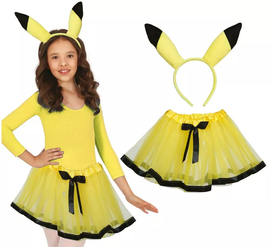 Translation missing: es.Pack Diadema y Tutú de Ratón Amarillo para niña