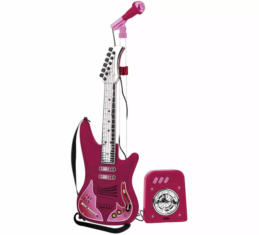 Translation missing: es.Pack Guitarra, Micrófono y Bafle para niña