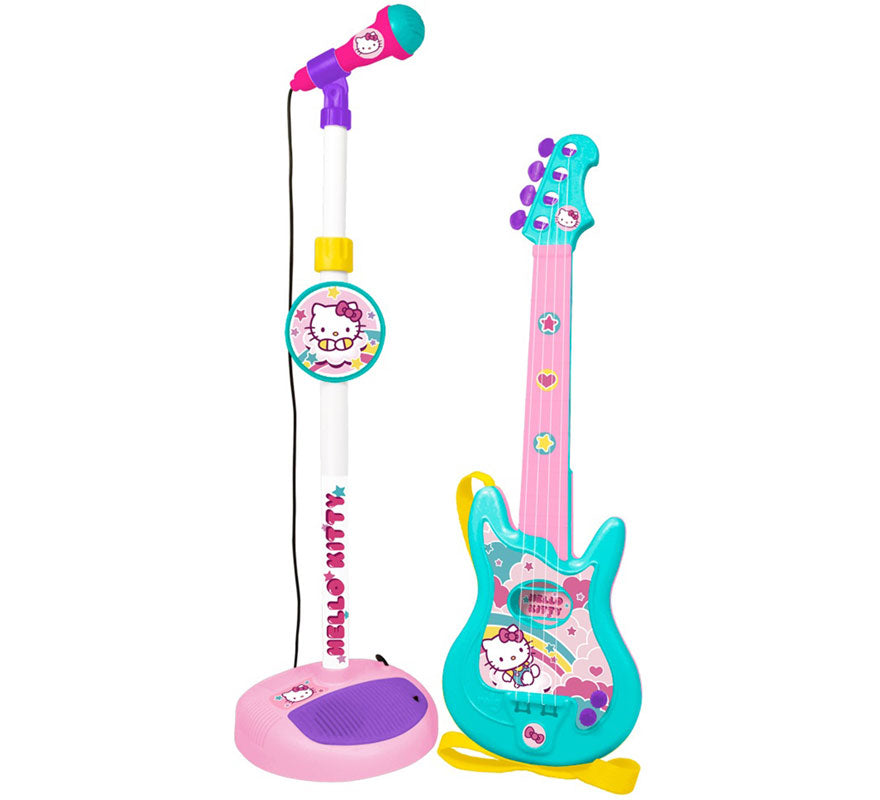 Translation missing: es.Pack Guitarra y Micrófono Hello Kitty